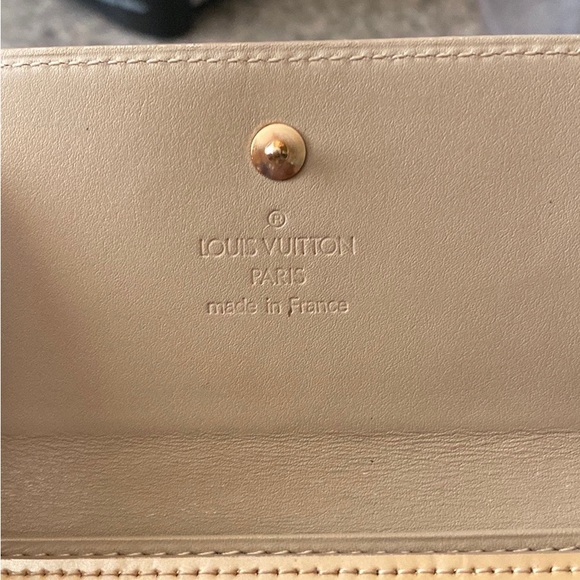 LV VERNIS TAN SHORT WALLET TH0082 - Picture 5 of 8